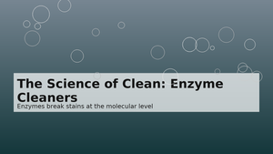 The Science of Clean: Why Enzyme Cleaners Are Changing the Game