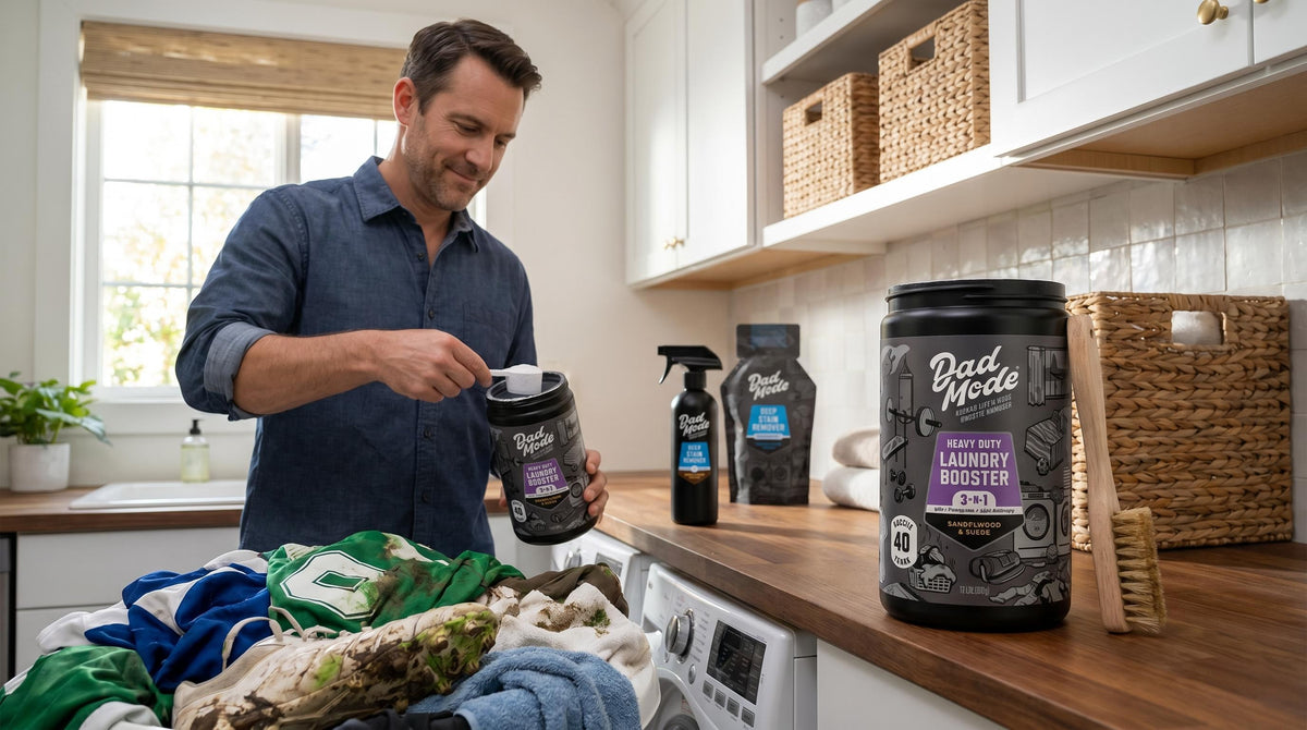 DadMode: 7-Enzyme Deep Stain Remover for Tough Laundry Stains & Odors
